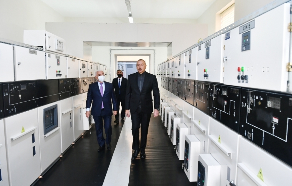 Präsident Ilham Aliyev weiht im Rayon Jabrayil ein VIDEO