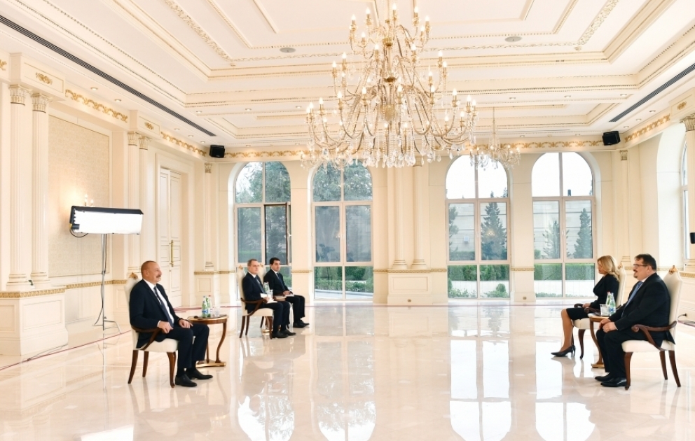 President Ilham Aliyev received credentials of new head of EU Delegation to Azerbaijan VIDEO