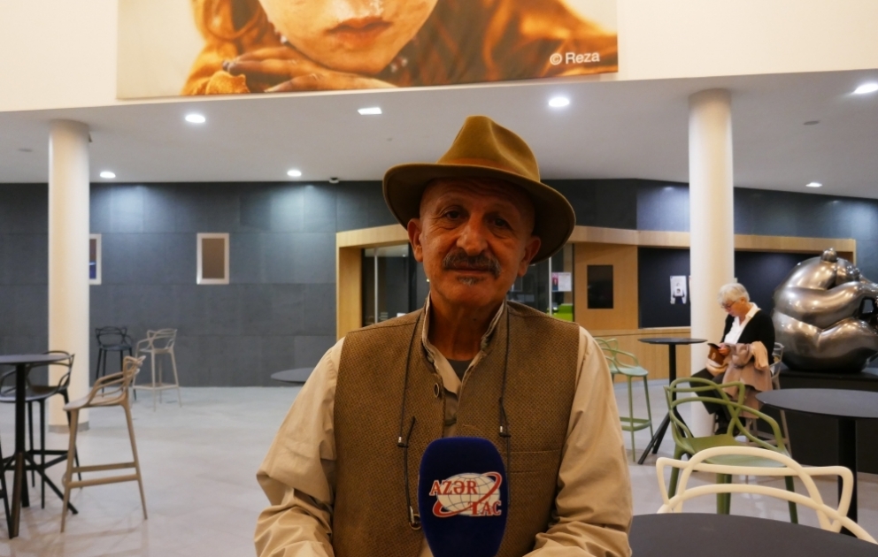 Reza Deqati: Qarabağ reallıqlarını sərgilərim vasitəsilə dünyaya çatdıracağam VİDEO