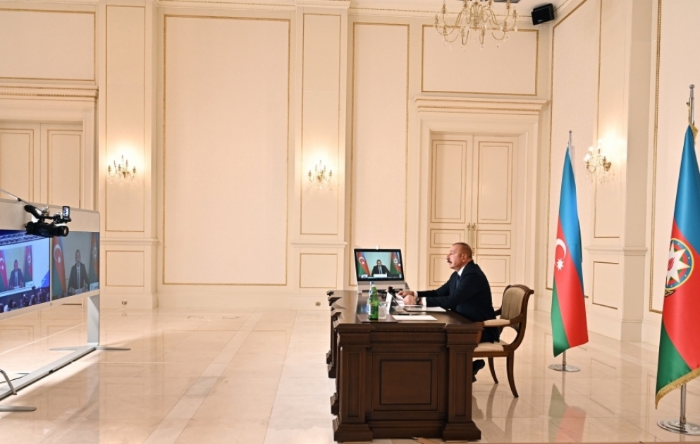 Belqradda Qoşulmama Hərəkatının 60 illiyi münasibətilə Yüksək Səviyyəli Toplantı öz işinə başlayıb  Prezident İlham Əliyev tədbirin rəsmi açılış hissəsinə sədrlik edib və videoformatda çıxış edib YENİLƏNİB VİDEO