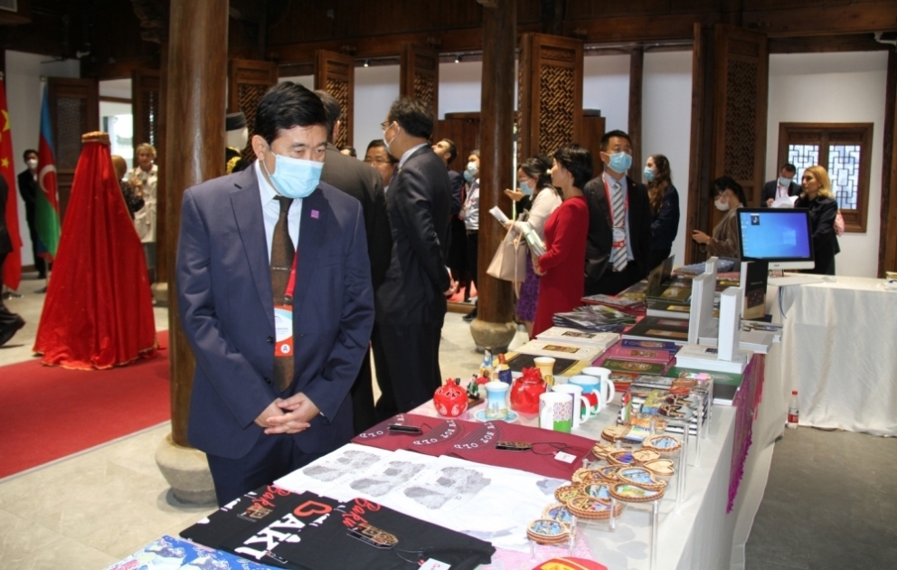 Un pavillon azerbaïdjanais ouvert dans le parc culturel « Les lieux anciens » en Chine VIDEO