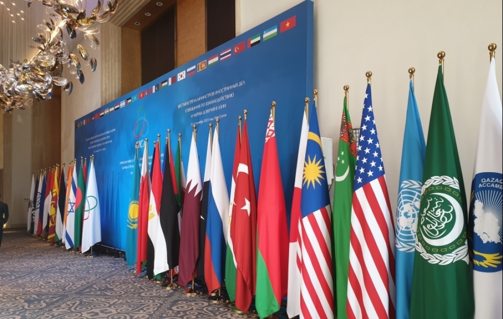 Nur-Sultanda Asiyada Qarşılıqlı Fəaliyyət və Etimad Tədbirləri üzrə Müşavirənin üzv dövlətlərinin XİN rəhbərlərinin VI görüşü keçirilir VİDEO