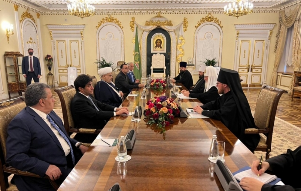 Патриарх Кирилл: Отношение русской церкви с исламской общиной Азербайджана является очень высоким приоритетом ВИДЕО