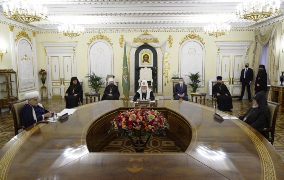 In Moskau findet trilaterales Treffen religiöser Führer von Aserbaidschan, Russland und Armenien statt VIDEO
