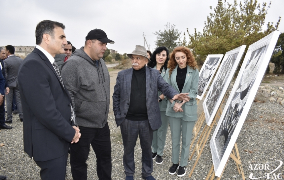Xalq rəssamı Arif Hüseynovun “Ağdama ithaf” üçlüyünün təqdimatı olub VİDEO