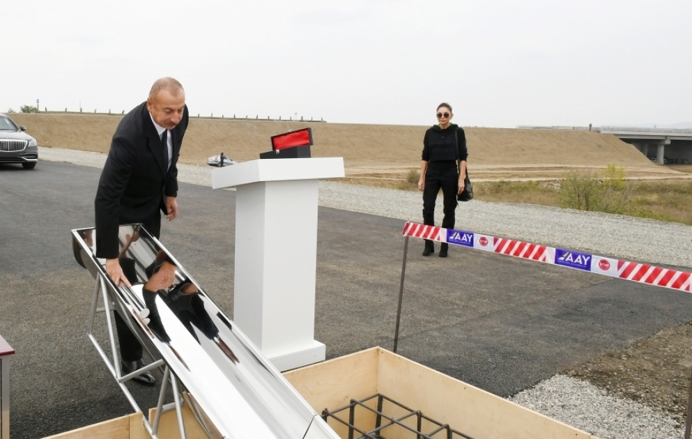 Prezident İlham Əliyev və birinci xanım Mehriban Əliyeva Füzuli rayonunda səfərdə olublar VİDEO