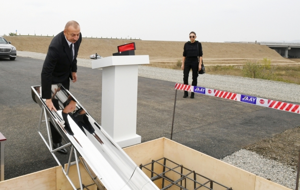 President Ilham Aliyev and First Lady Mehriban Aliyeva visited Fuzuli district VIDEO