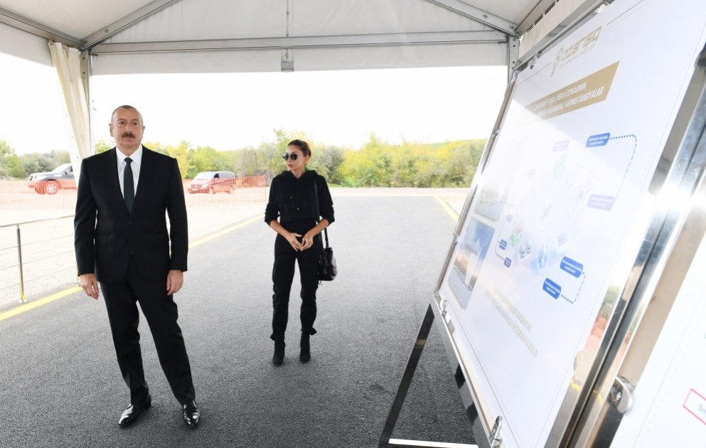 Foundation stone for Digital Station Management Center was laid in city of Fuzuli VIDEO