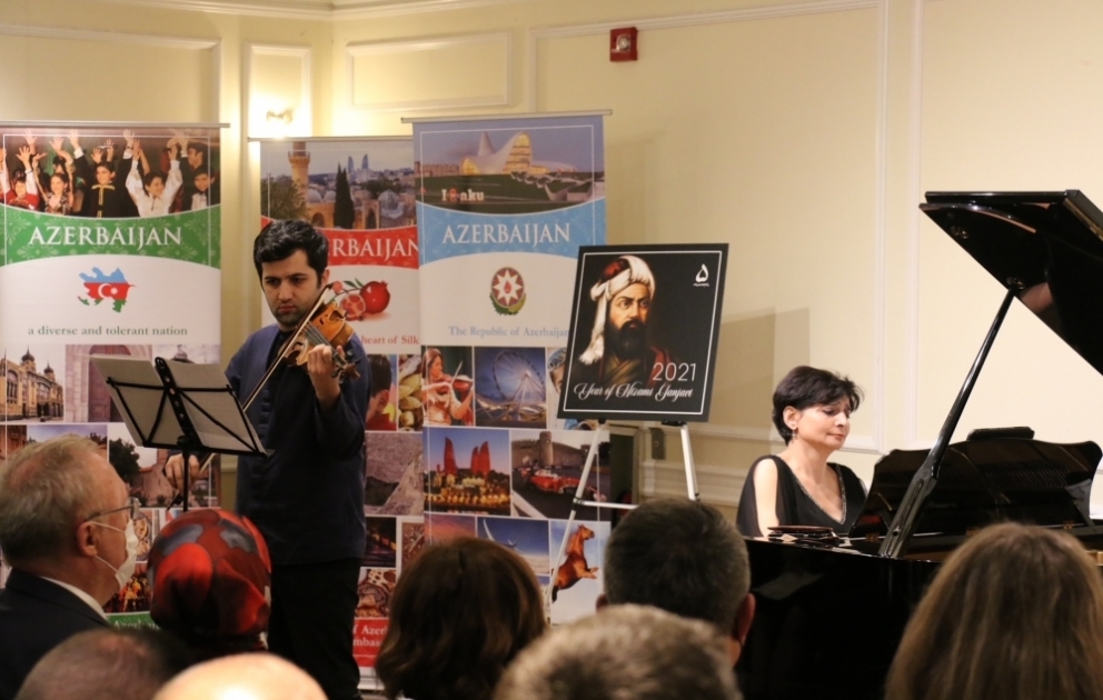 Vaşinqtonda Nizami Gəncəvinin 880 illik yubileyinə həsr edilmiş konsert VİDEO