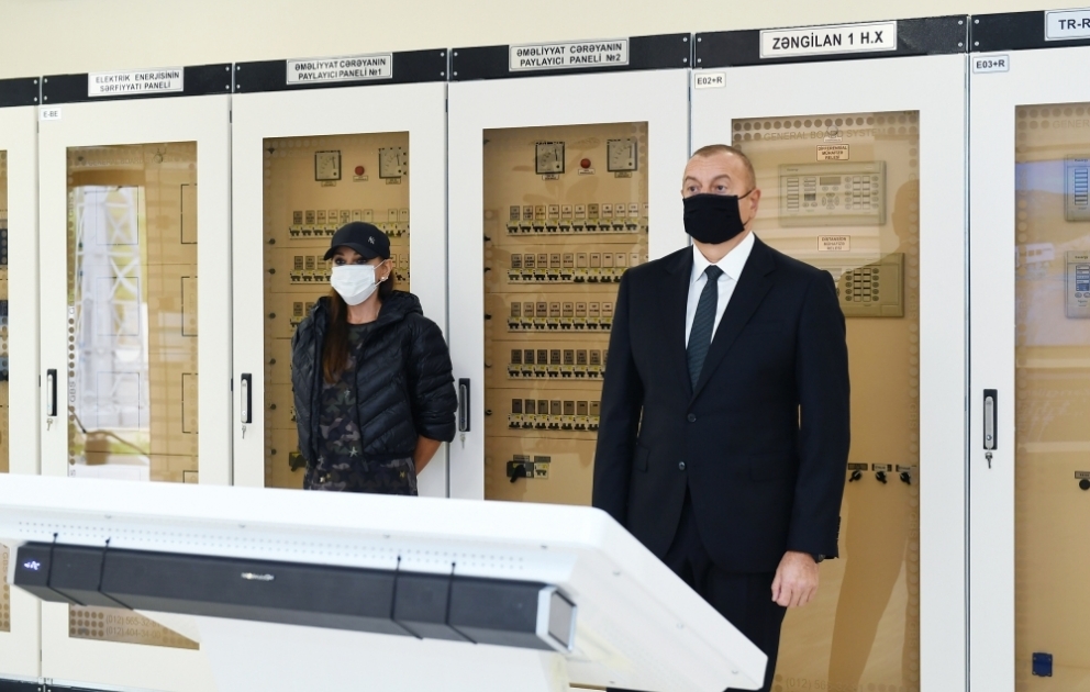 “Azərenerji” ASC-nin 110/35/10 kV-luq “Zəngilan” yarımstansiyası istifadəyə verilib VİDEO