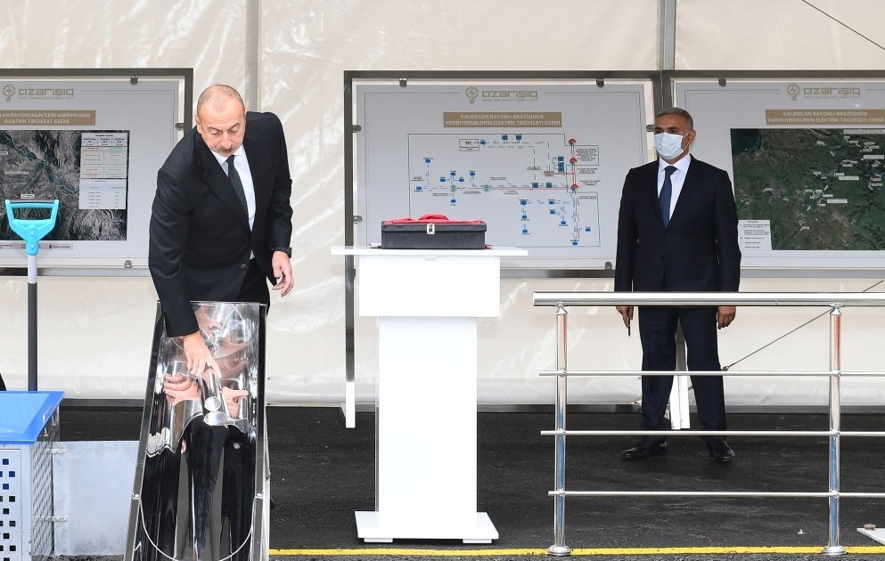 Le président de la République pose la première pierre d’une sous-station électrique digitale à Zenguilan VIDEO