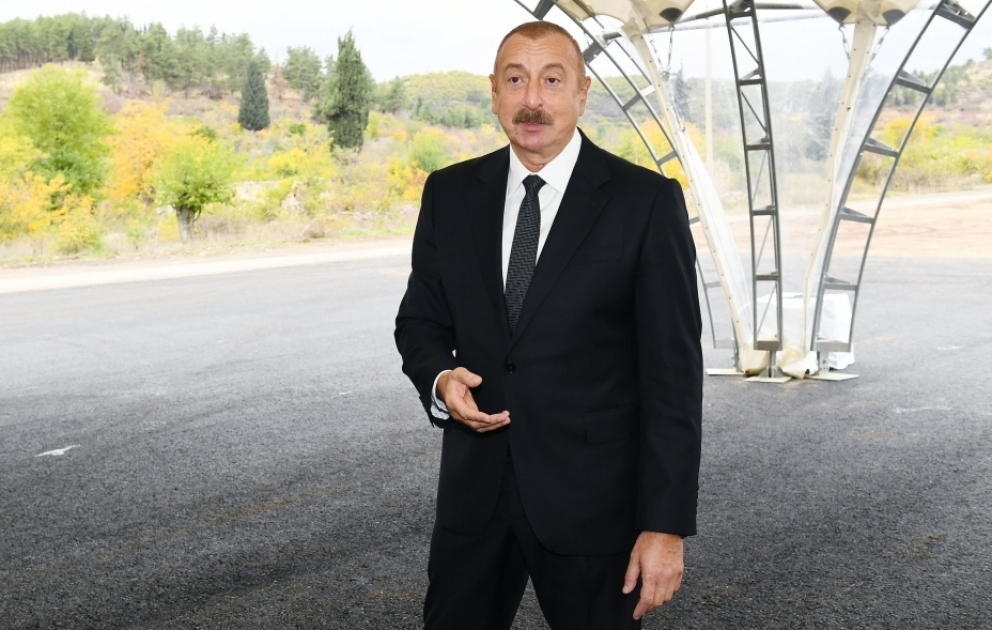 Prezident İlham Əliyev: Zəngilanda müasir logistika-nəqliyyat mərkəzi, bütün infrastruktur qurulacaq VİDEO