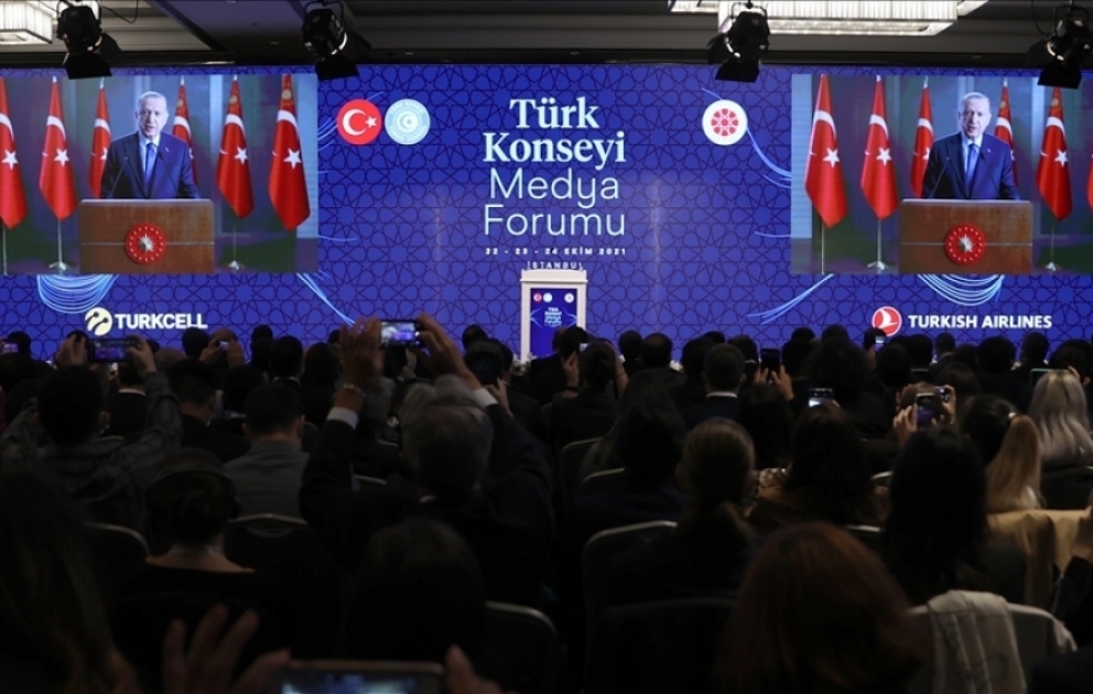 Rəcəb Tayyib Ərdoğan: Türk dünyası beynəlxalq medianın ikili standartından da əziyyət çəkir VİDEO