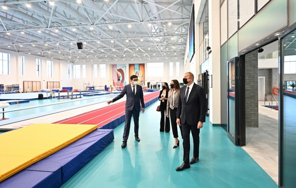 Visite du nouveau bâtiment d’entraînement de l’Arène nationale de gymnastique VIDEO