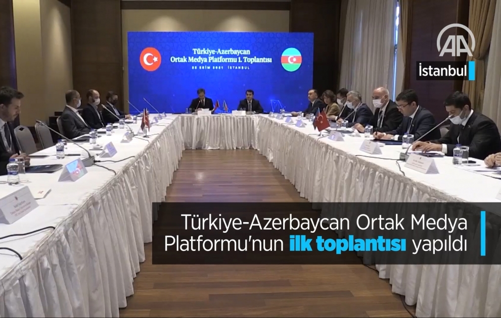 İstanbulda Türkiyə-Azərbaycan Ortaq Media Platformasının ilk iclası keçirilib VİDEO