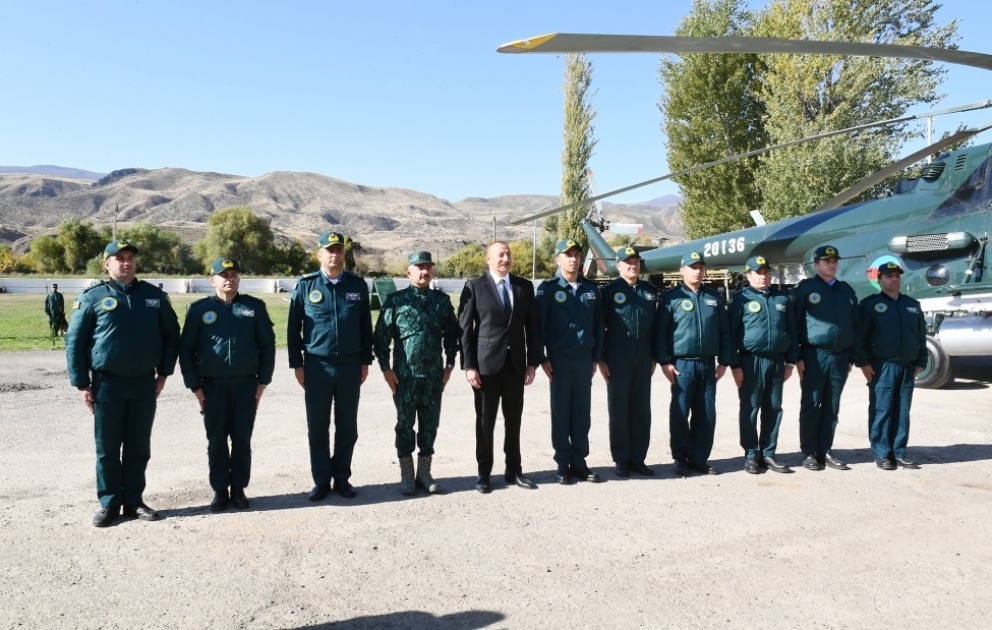Un nouveau complexe militaire du Service national de protection des frontières ouvre ses portes dans la région de Goubadly VIDEO