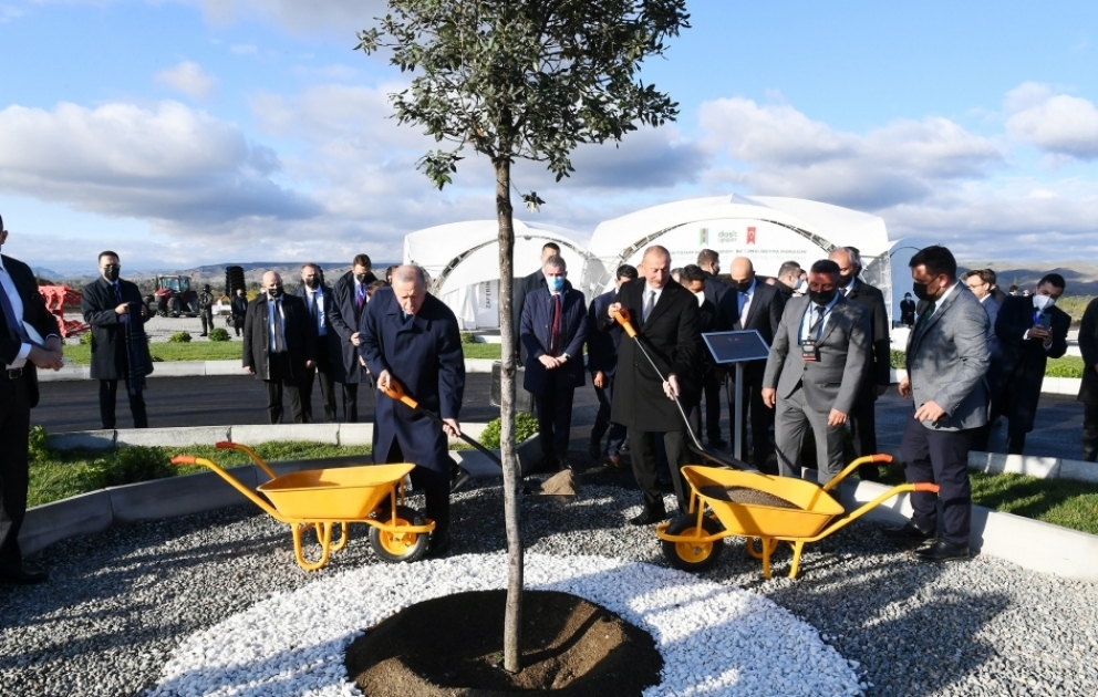 Grundstein für “Agropark Dost“ im Bezirk Zangilan gelegt VIDEO