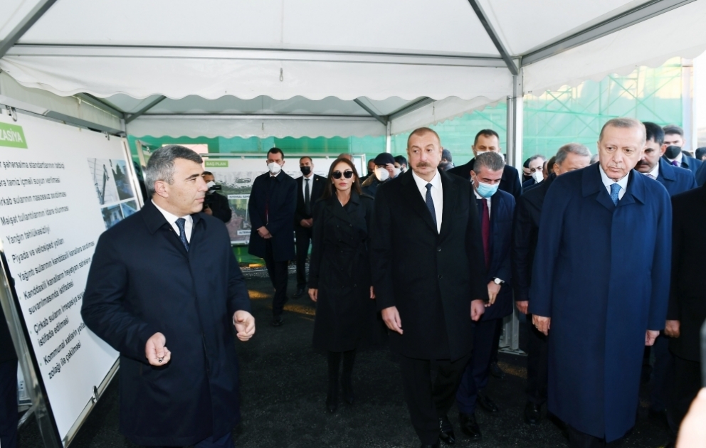 Azerbaijani, Turkish presidents viewed works done under “smart village” project in Zangilan VIDEO