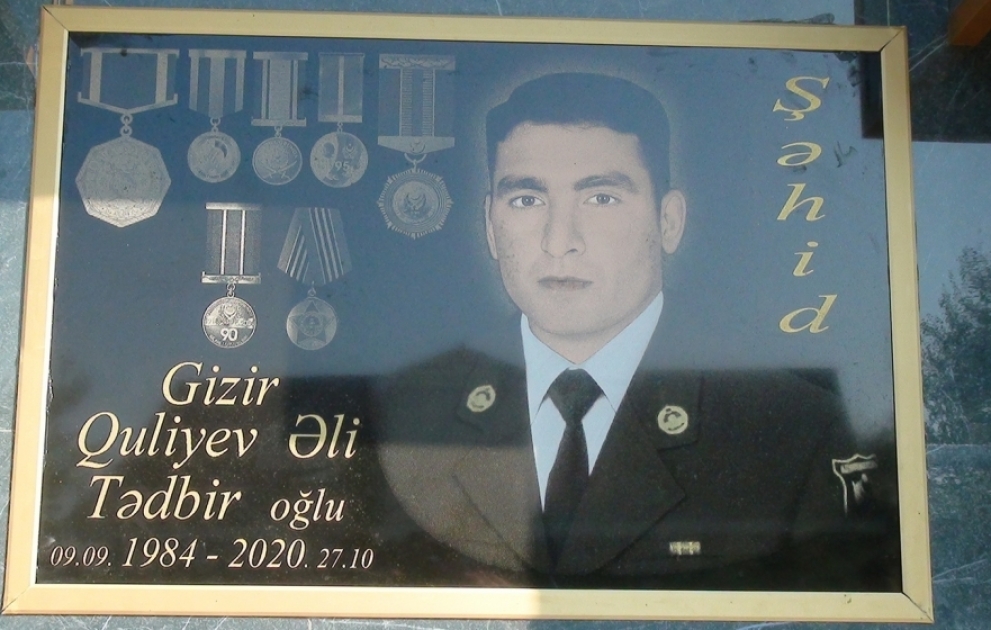 Cəbrayıla bayraq sancan şəhid Əli Quliyevin xatirəsinə bulaq inşa olunub VİDEO