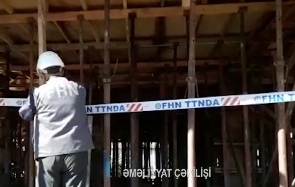 FHN Tikintidə Təhlükəsizliyə Nəzarət Dövlət Agentliyi Astarada qanun pozuntusunun qarşısını alıb VİDEO