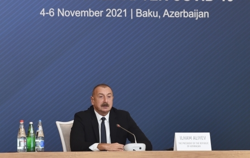 Prezident İlham Əliyev: Qoşulmama Hərəkatının sədri kimi biz 30-dan çox ölkəyə maliyyə və humanitar yardım etdik VİDEO