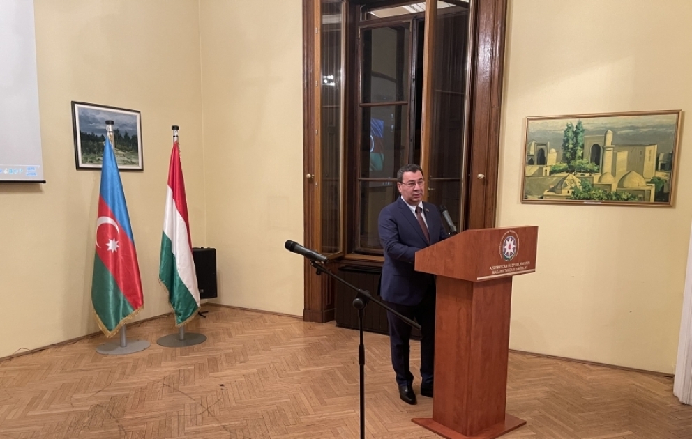 Macarıstanın paytaxtı Budapeşt şəhərində Azərbaycanın Zəfər Günü qeyd edilib VİDEO