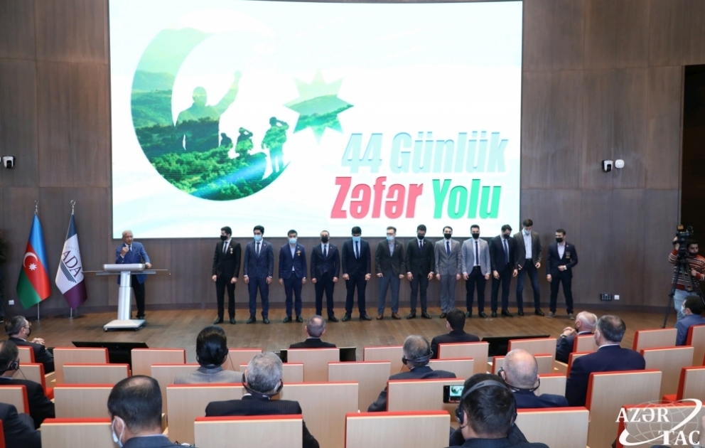 ADA Universitetində “44 günlük Zəfər Yolu” mövzusunda konfrans-sərgi keçirilib VİDEO