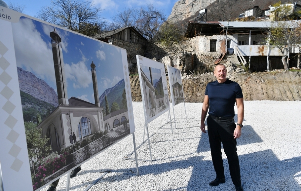 In Schuscha Grundstein für Daschalti Moschee gelegt VIDEO