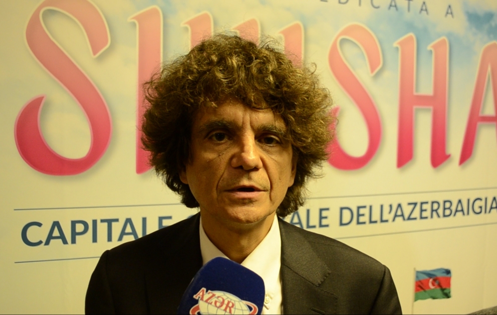 Sandro Teti: Bu kitab Şuşanı İtaliya ictimaiyyətinə daha yaxından tanıdacaq VİDEO