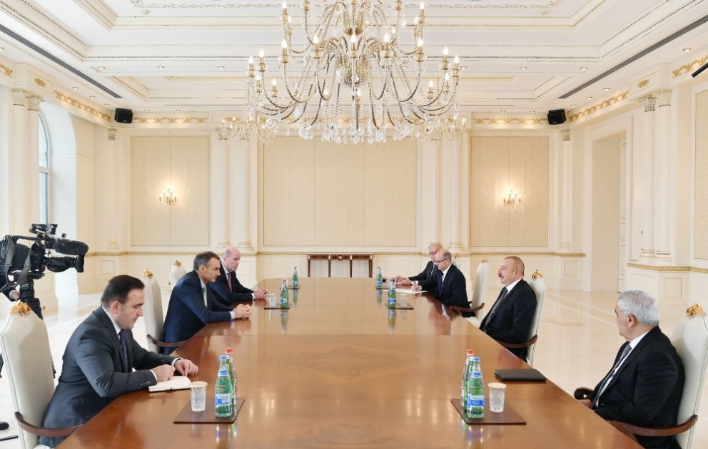 Präsident Ilham Aliyev empfängt CEO von BP VIDEO