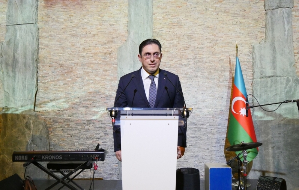Cenevrədə Zəfər Günü və Bayraq Günü münasibətilə rəsmi tədbir keçirilib VİDEO