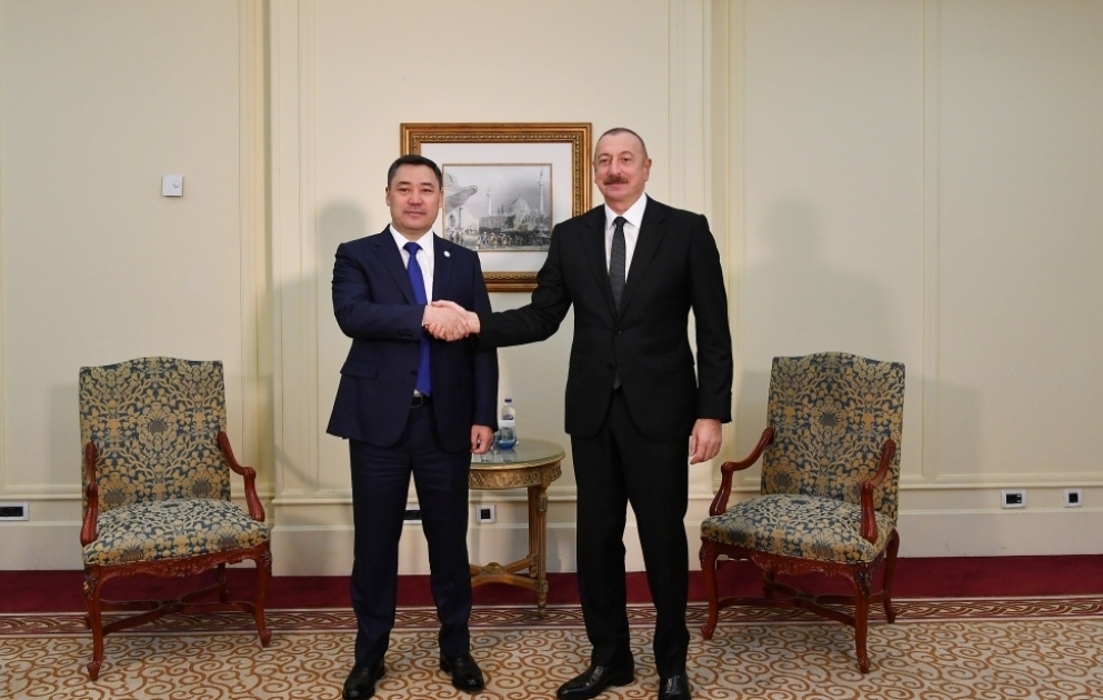 President Ilham Aliyev met with Kyrgyz President Sadyr Japarov in Istanbul VIDEO