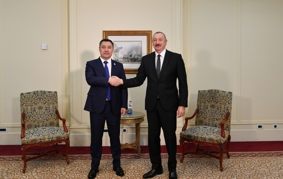 Le président Ilham Aliyev s’entretient avec son homologue kirghiz à Istanbul VIDEO