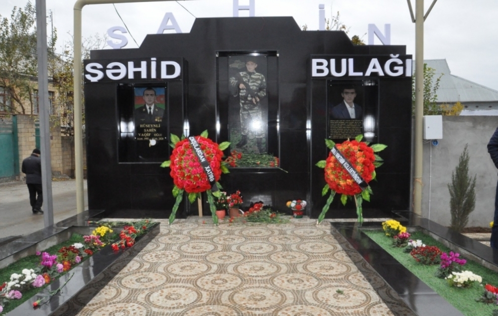Vətən müharibəsi şəhidi Şahin Hüseynlinin anım günündə bulaq istifadəyə verilib VİDEO
