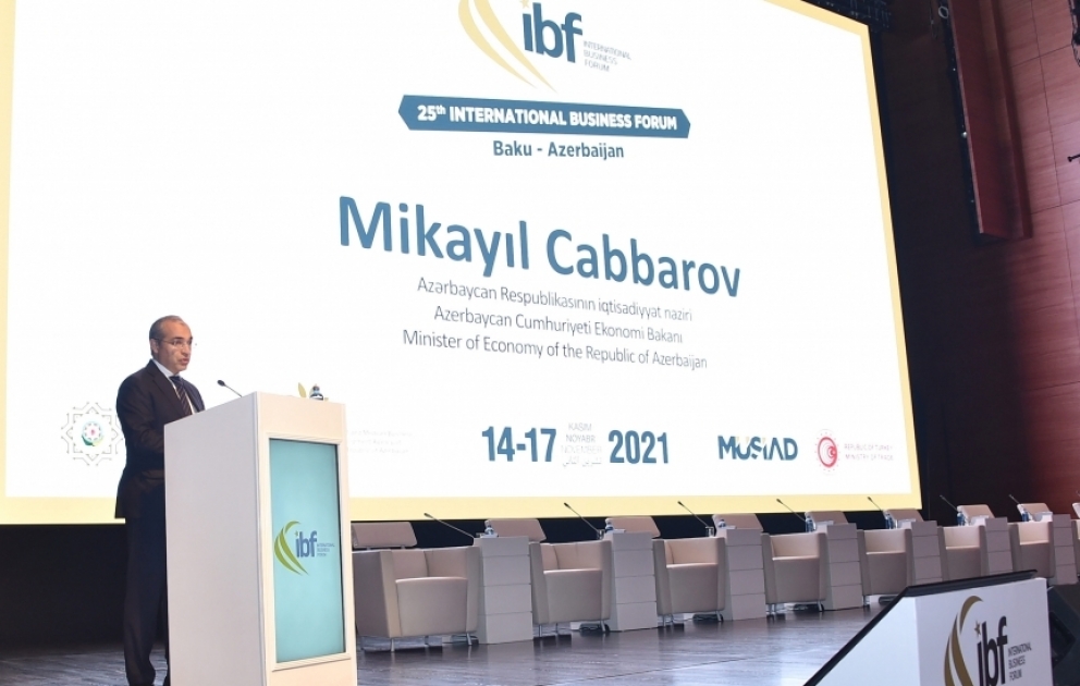 Bakıda Beynəlxalq Biznes Forum keçirilir YENİLƏNİB VİDEO