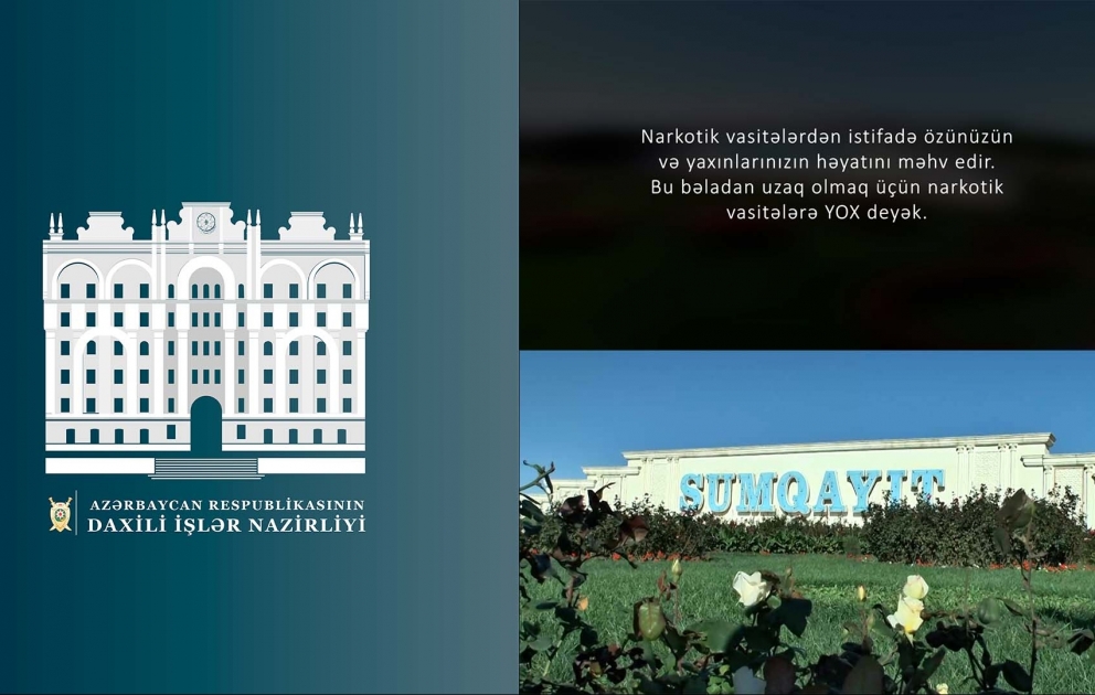 Sumqayıtda keçirilən əməliyyatlar zamanı 30 kiloqrama yaxın narkotik vasitə qanunsuz dövriyyədən çıxarılıb VİDEO