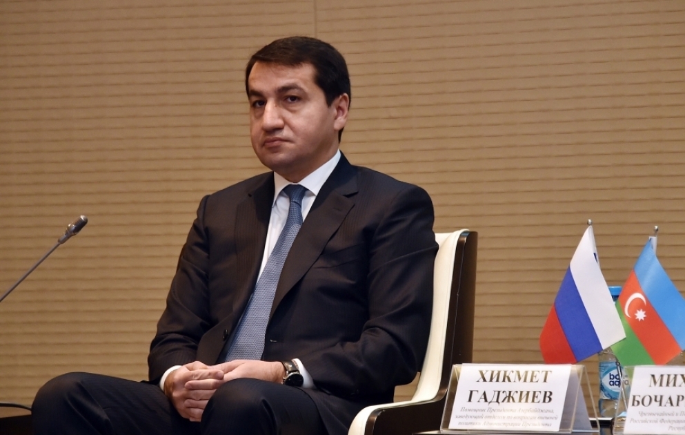 Hikmət Hacıyev: Azərbaycan-Rusiya əlaqələri Cənubi Qafqazda təhlükəsizliyin təminatı üçün çox mühüm əhəmiyyətə malikdir VİDEO