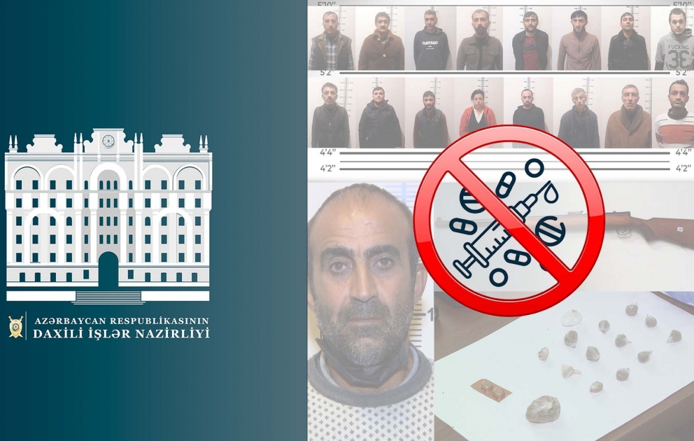 Sabunçu rayonunda narkotiklərin qanunsuz dövriyyəsi ilə məşğul olan 27 nəfər saxlanılıb VİDEO