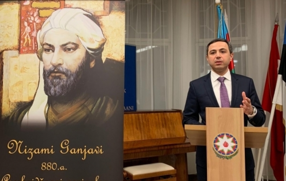 Estoniyada Nizami Gəncəvinin 880 illik yubileyinə həsr olunan tədbir təşkil olunub VİDEO
