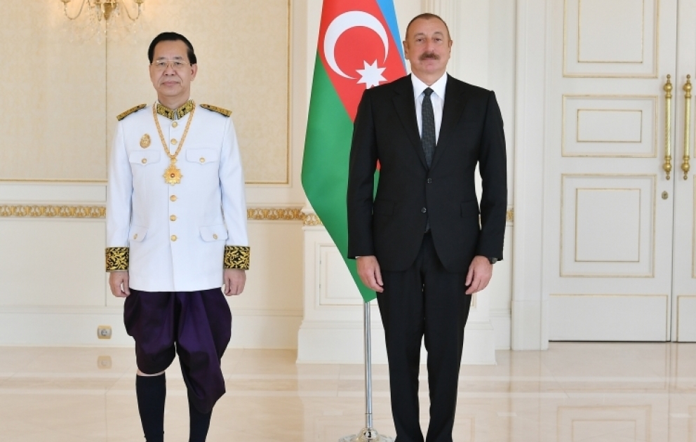 Le président azerbaïdjanais reçoit les lettres de créance du nouvel ambassadeur du Cambodge VIDEO