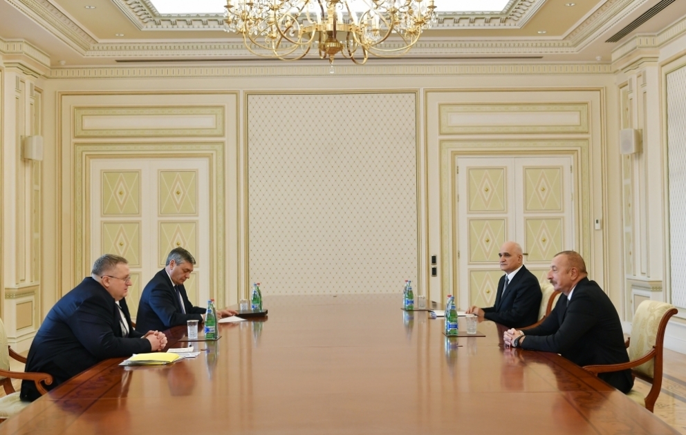 President Ilham Aliyev received Deputy Prime Minister of Russian Federation VIDEO