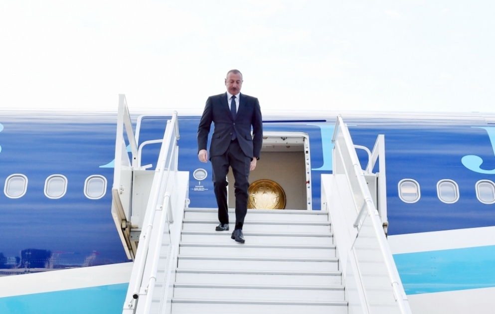Le président Ilham Aliyev est venu à Sotchi pour une visite de travail VIDEO