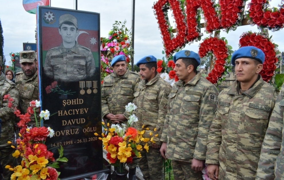 Xaçmazda şəhid Davud Hacıyevin xatirəsi anılıb VİDEO