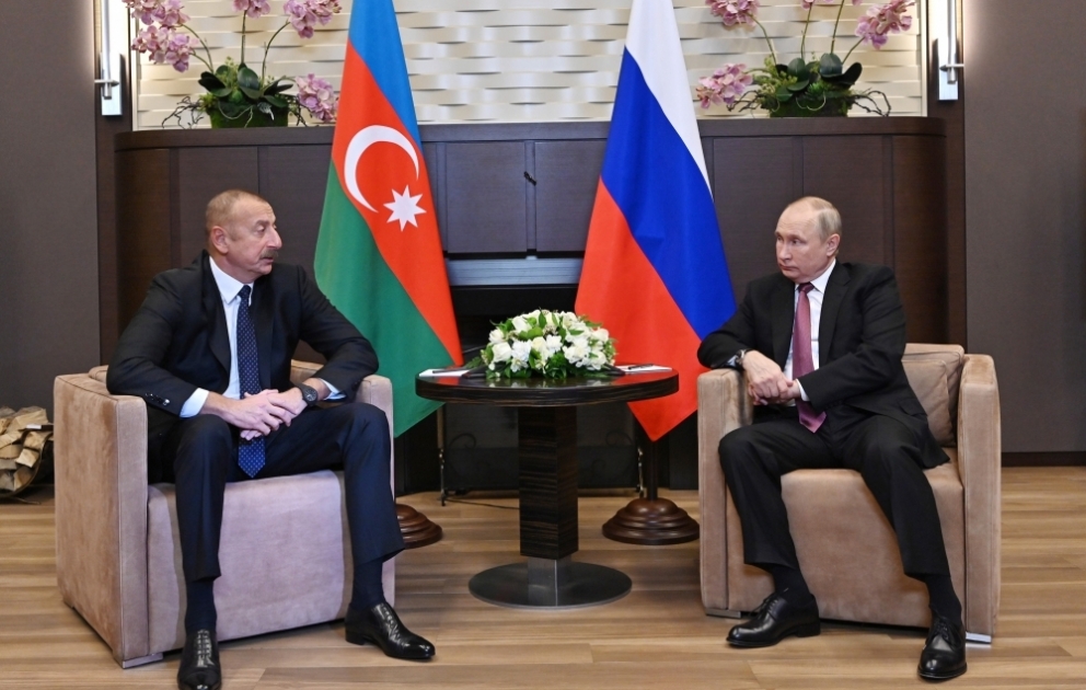 Sotchi : une rencontre bilatérale a débuté entre les présidents azerbaïdjanais et russe VIDEO