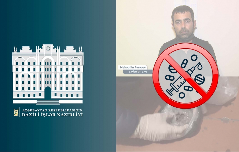 Sosial şəbəkələr vasitəsilə onlayn yolla narkotik vasitələrin satışını həyata keçirən şəxs saxlanılıb VİDEO