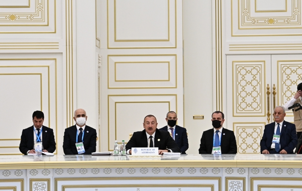 Ashgabat hosted 15th Summit of Economic Cooperation Organization  President Ilham Aliyev attended the Summit VIDEO