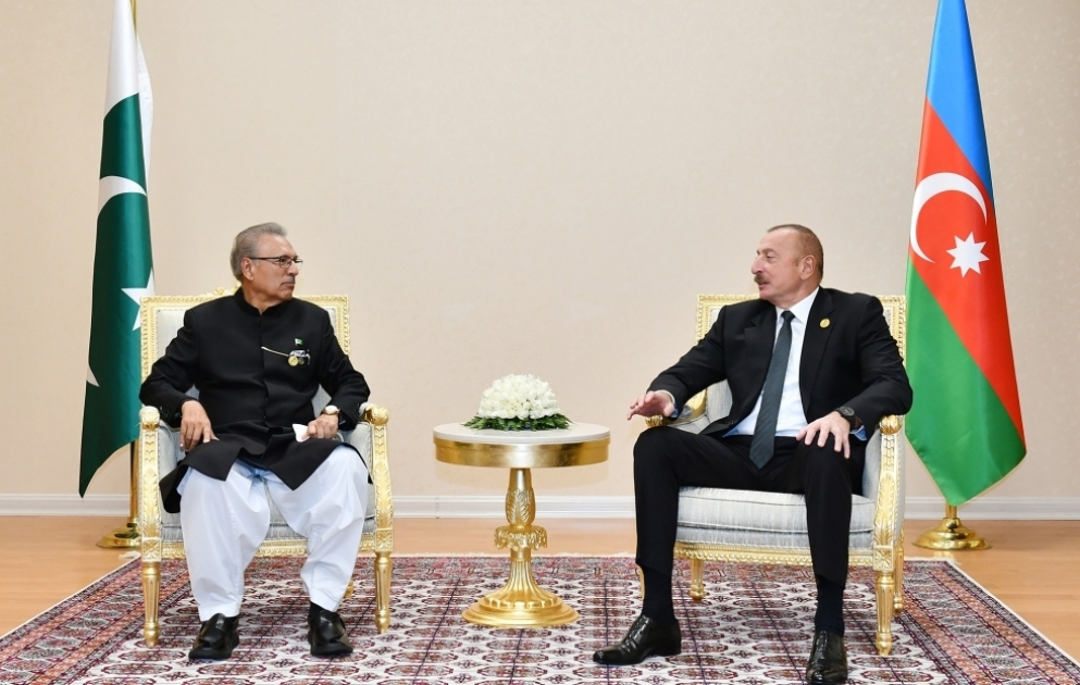 President Ilham Aliyev met with Pakistani President Arif Alvi VIDEO