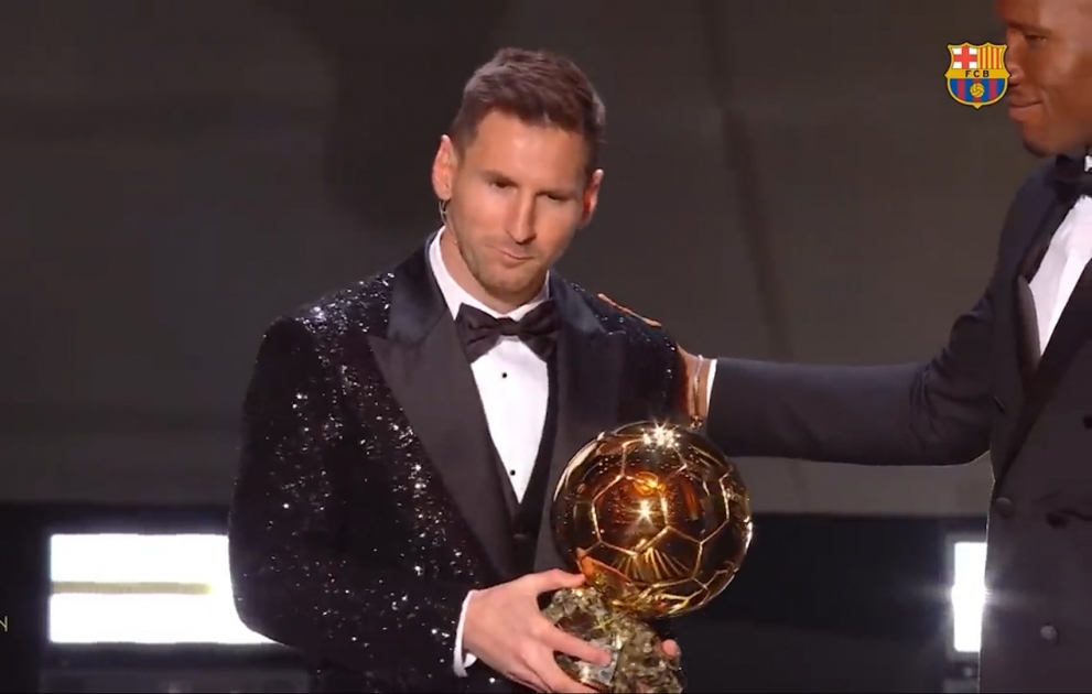 Lionel Messi karyerasında 7-ci dəfə "Qızıl top" mükafatını qazanıb VİDEO