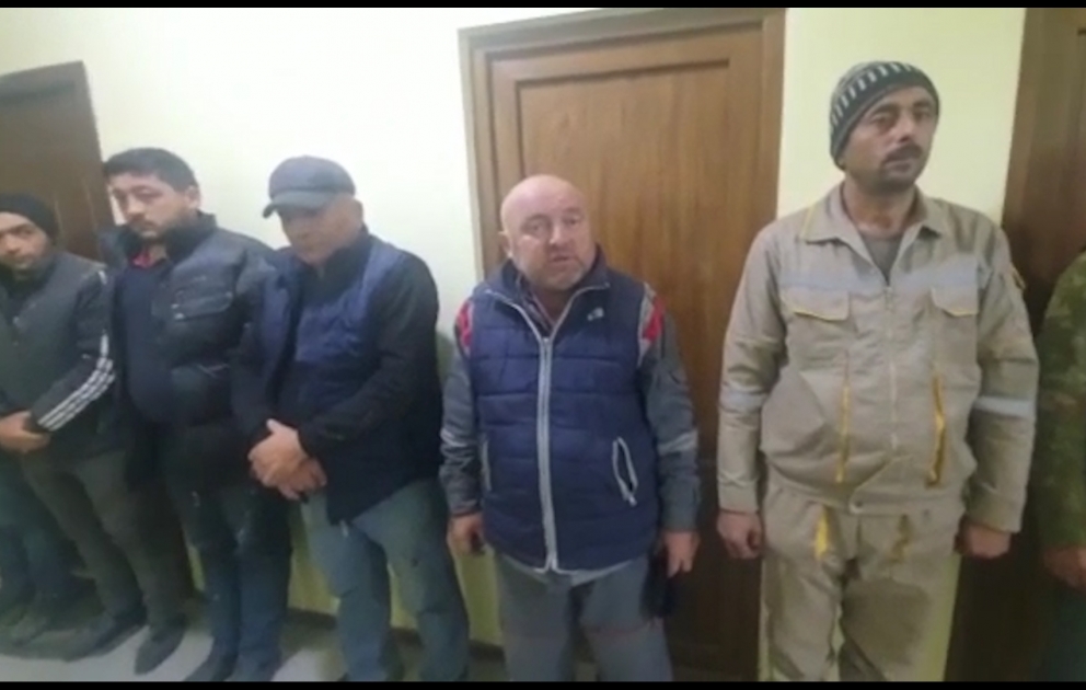 Xocavəndə işğaldan azad edilmiş əraziyə müvafiq icazəsi olmadan keçən 9 nəfər saxlanılıb VİDEO