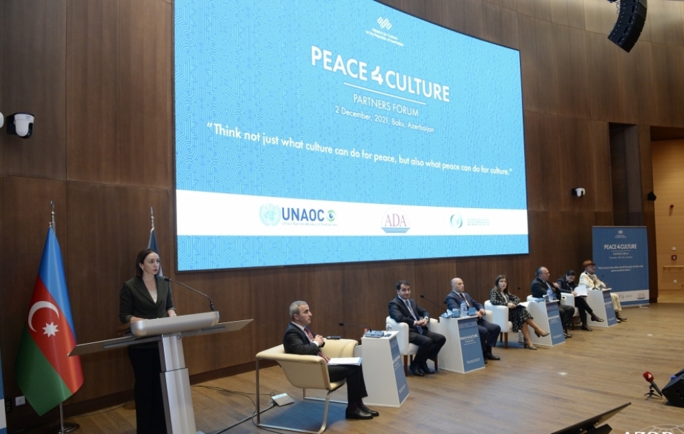 Le Peace4Culture Partners Forum entame ses travaux à Bakou VIDEO